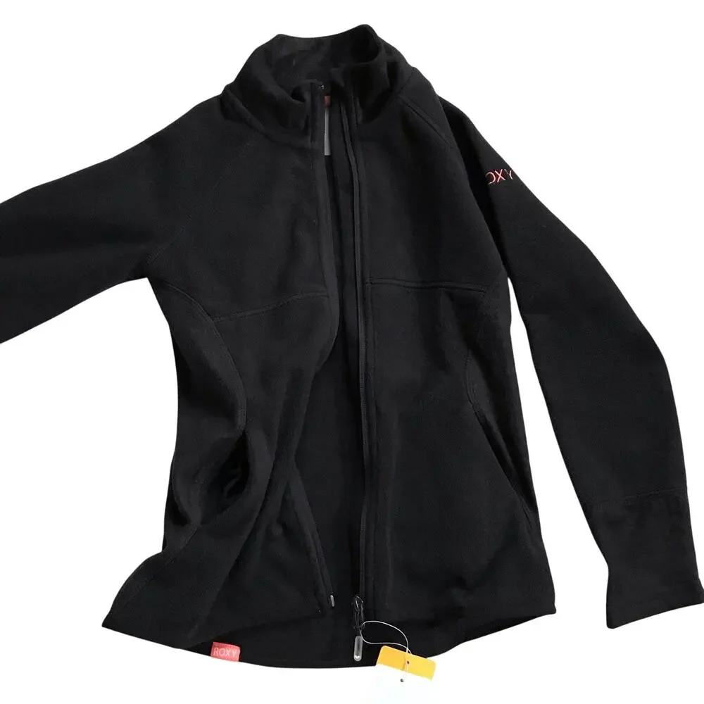 Roxy NWT Full Zip Fleece Jacket Girls S (8)